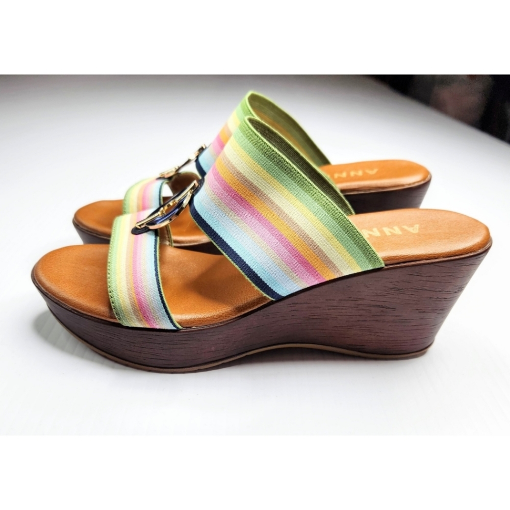 Anne Klein Akhadya Platform Wedge sandals size 6 - Picture 2 of 10